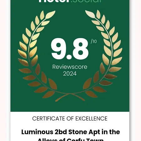 Luminous 2bd Stone In The Alleys Of Corfu Town